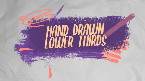 Videohive Hand Drawn Lower Thirds 34764563