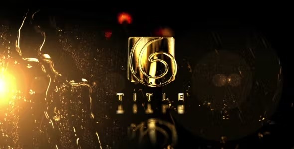 Videohive Rain Logo Opener 19854379