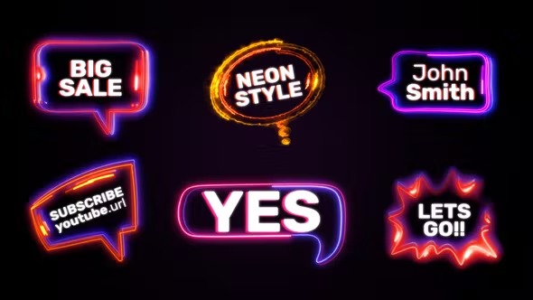 Videohive Speech Bubbles 39899322