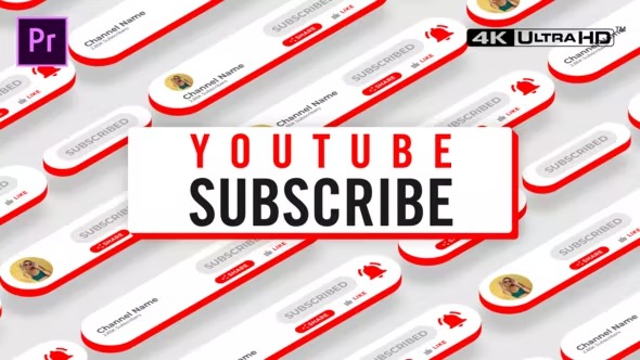 Videohive Yotube Subscribe Button 39944312
