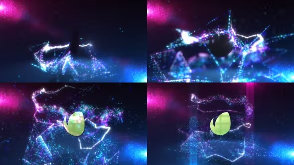 Videohive Glowing Particles Logo Reveal 20 17765840