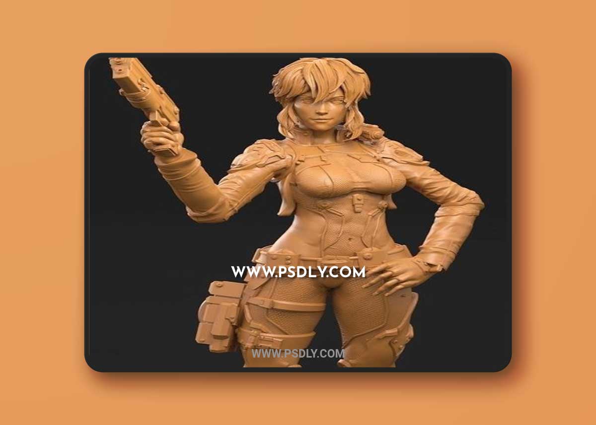 3DArtGuy - SciFi Cop 3D Print