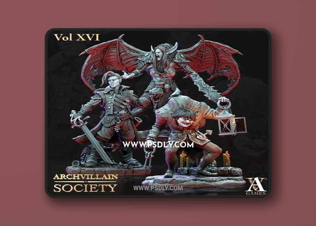Archvillain Games - Archvillain Society Vol. XVI 3D Print