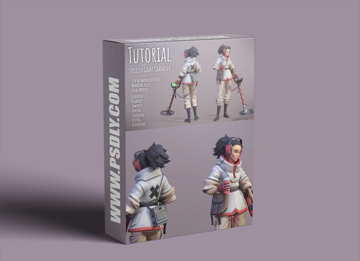 Artstation - [Tutorial] Stylized Game Character - Missing Files