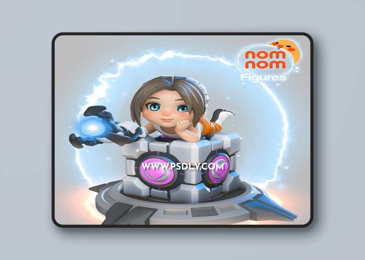 Chibi Chell from Portal 3D Print