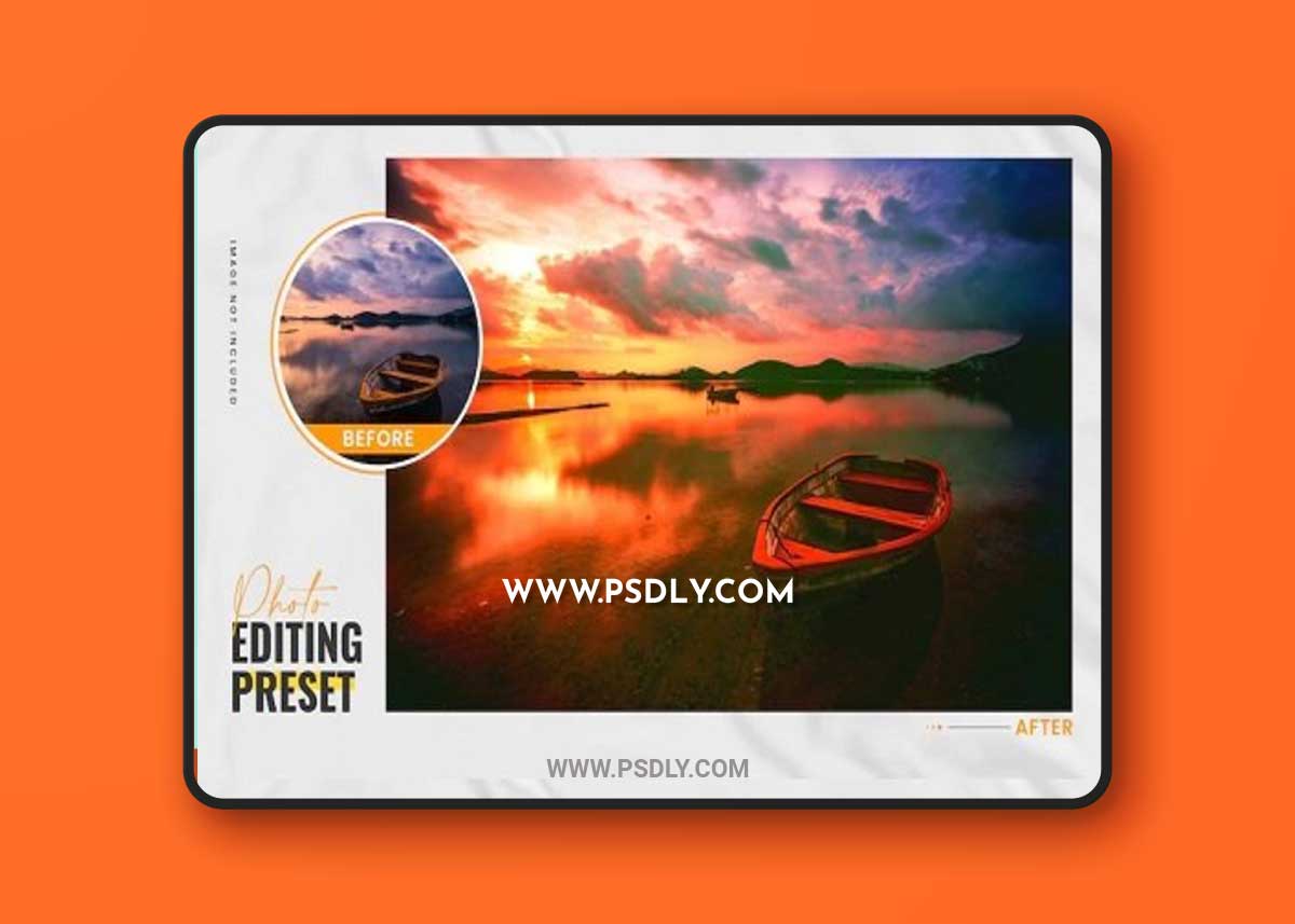 Color grading editable hd landscape photo preset filters