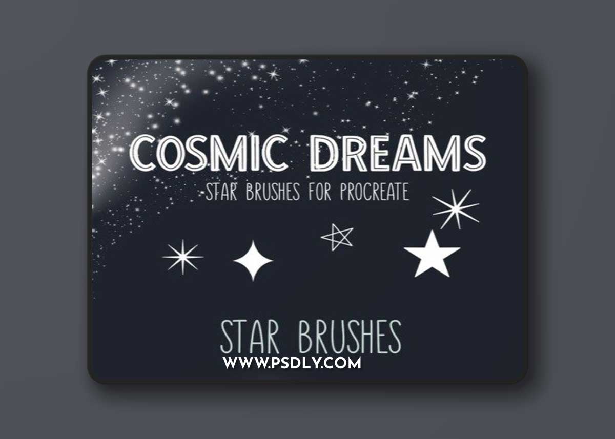 Cosmic Dreams Procreate Star Brushes