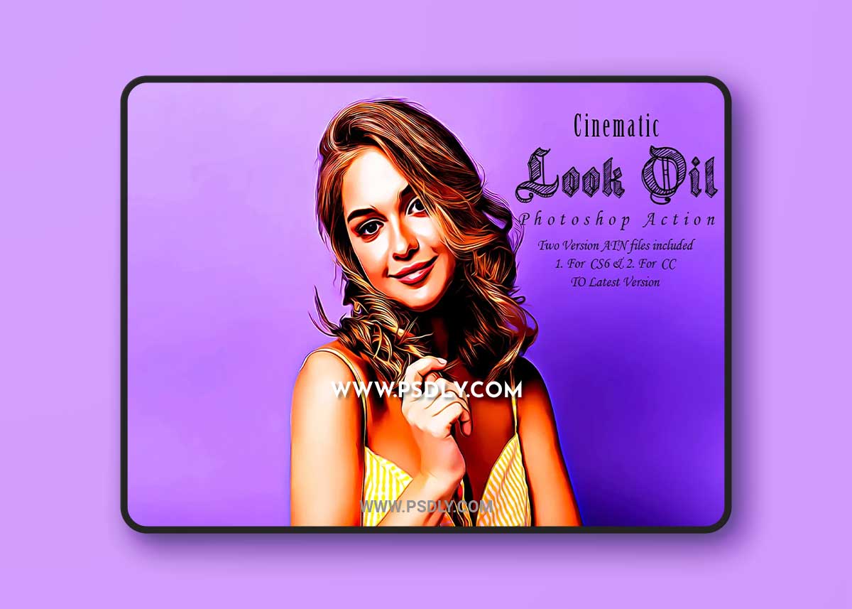 CreativeMarket - Cinematic Look Oil Photoshop Action 10256394