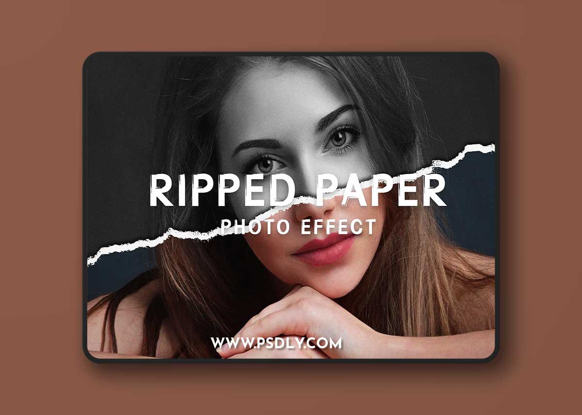 CreativeMarket - Ripped Paper Photo Effect 10361399