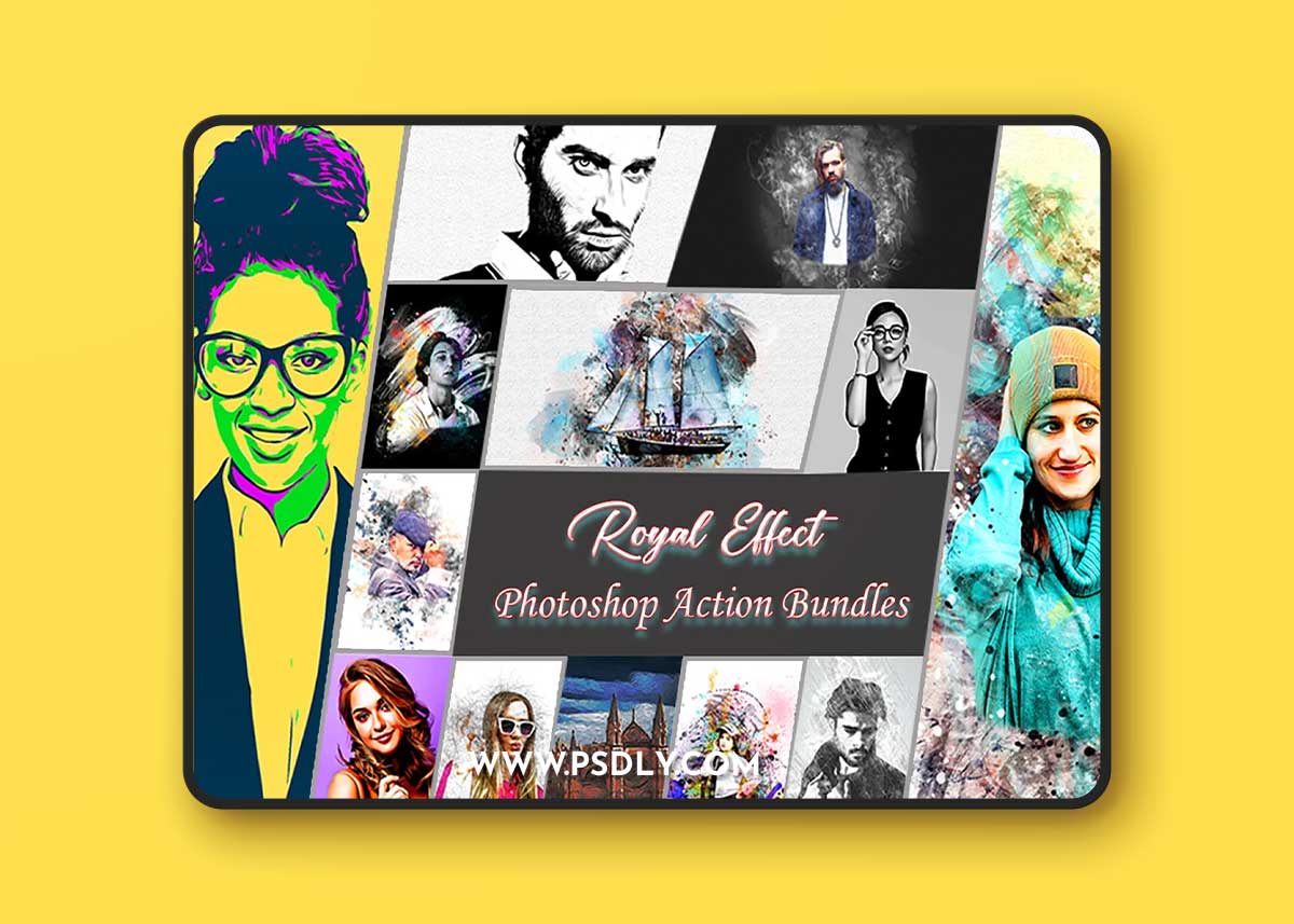 CreativeMarket - Royal Effect Photoshop Action Bundle 10284894