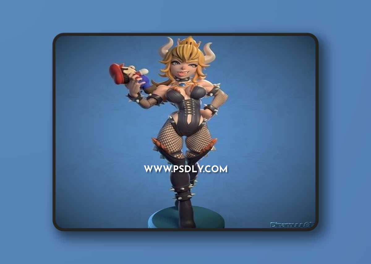 Dinamuuu 3D - Bowsette 3D Print