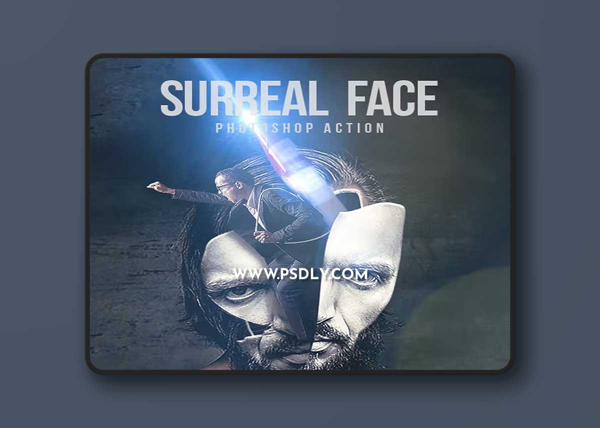 GraphicRiver - Surreal Face - Photoshop Action 21108421