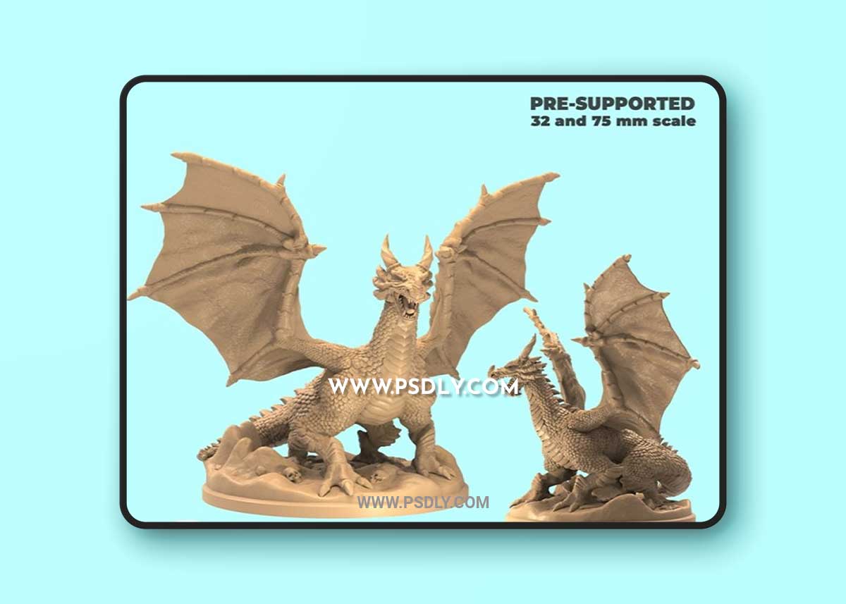 My3DPrintForge - The Ancient Dragon 3D Print