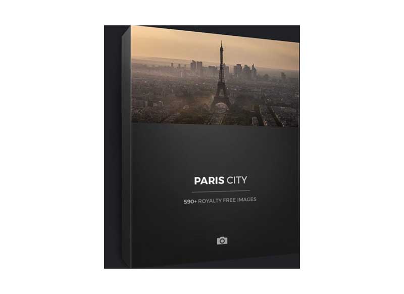 Photobash - Paris City 3D Model