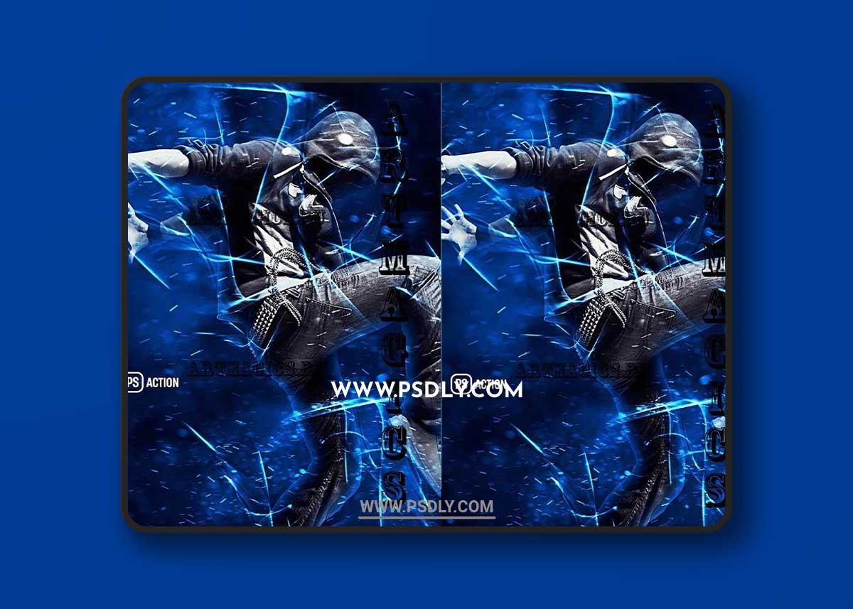 Power Storm Photoshop Action 39136945