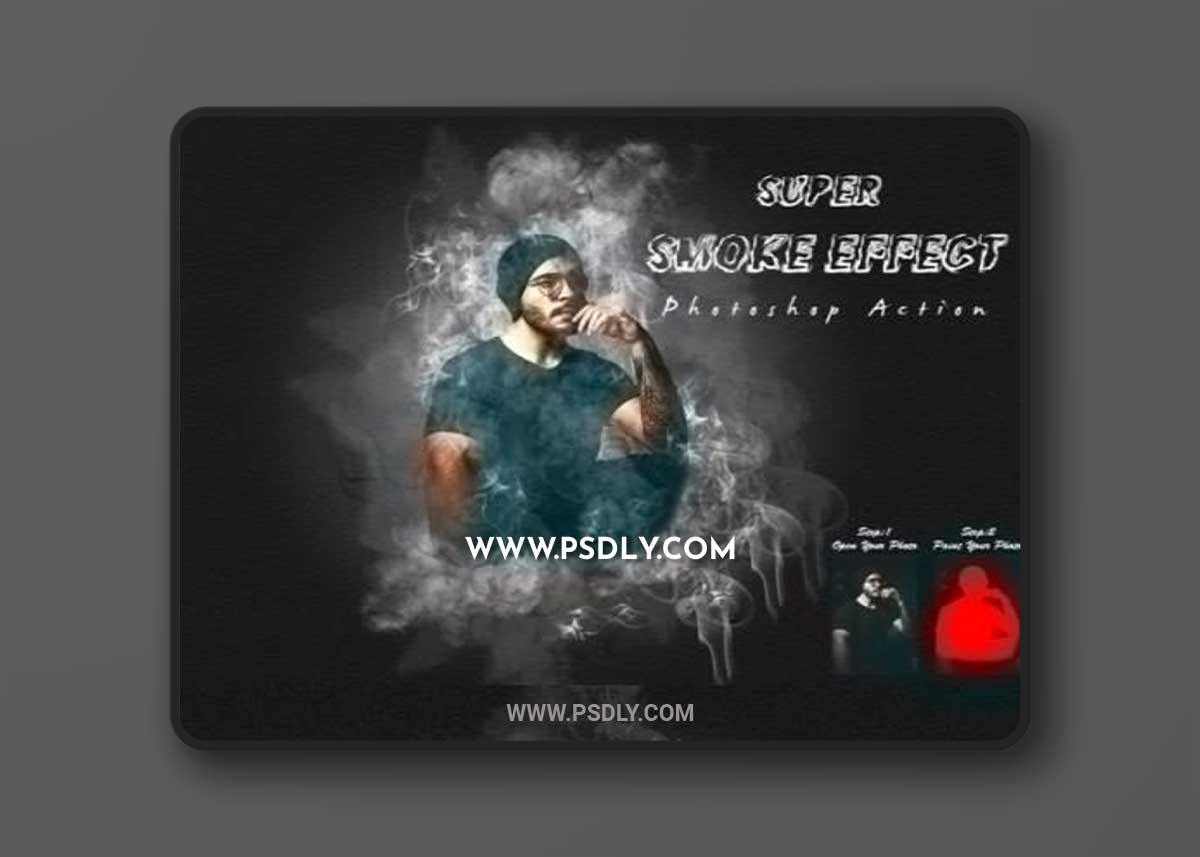 Super Smoke Effect Photoshop Action