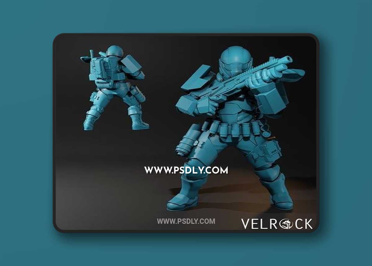 Velrock Art - Tempest Guardsman Heavy and CQC 3D Print