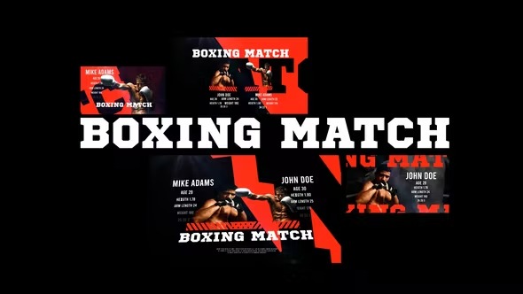 Videohive Boxing Sport Screen 40082337