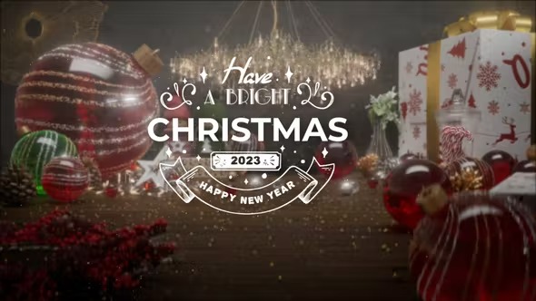 Videohive Christmas Table 40426189