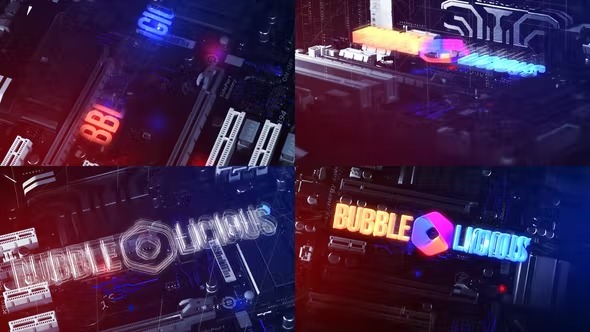 Videohive The Computer Circuit Technology Logo Reveal 40258153