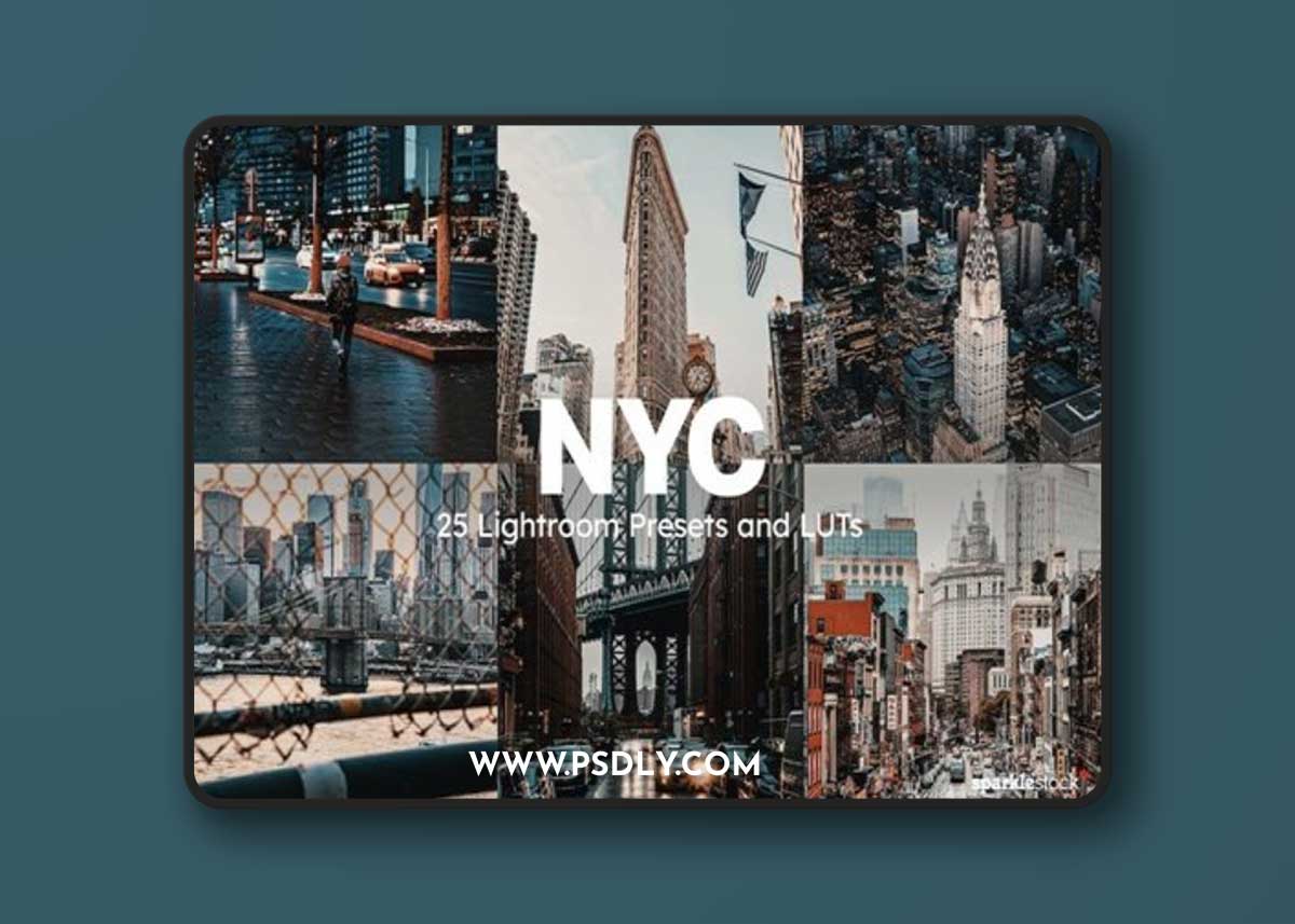 25 NYC Lightroom Presets and LUTs D9NHEPV