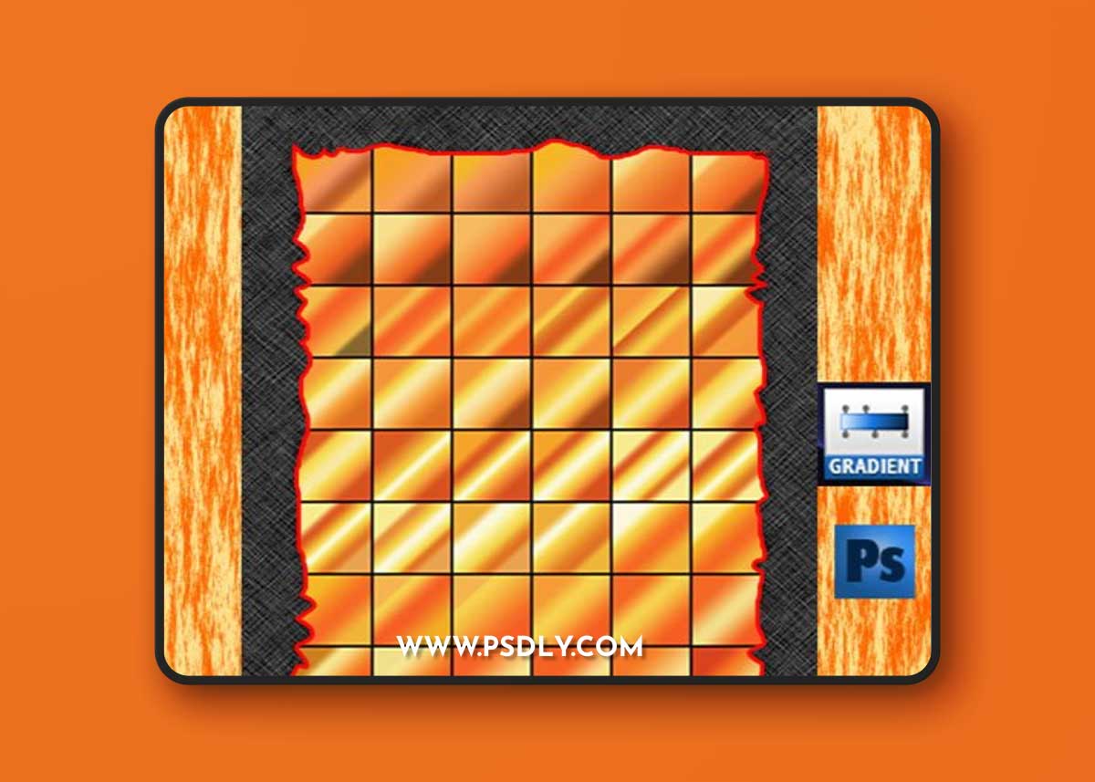 60 Fire Gradients for Photoshop