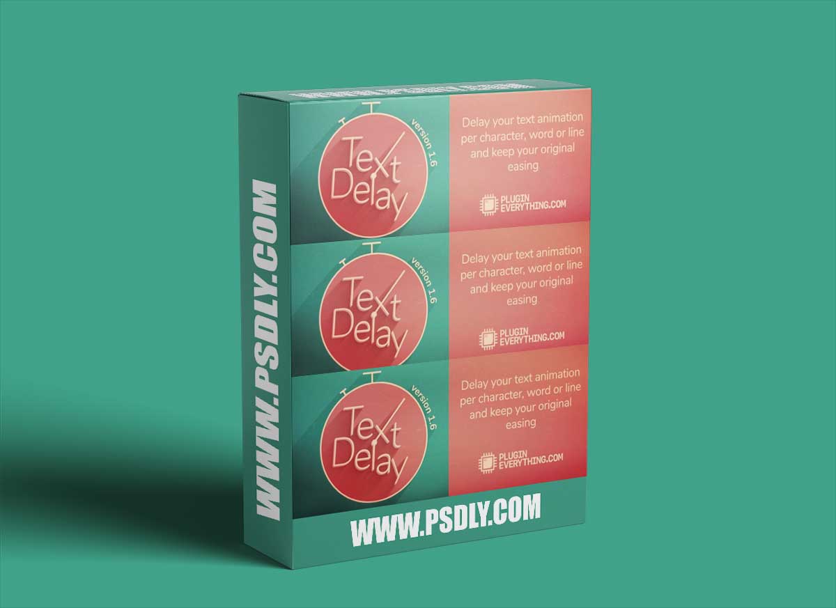 Aescripts TextDelay v1.7.5 WIN