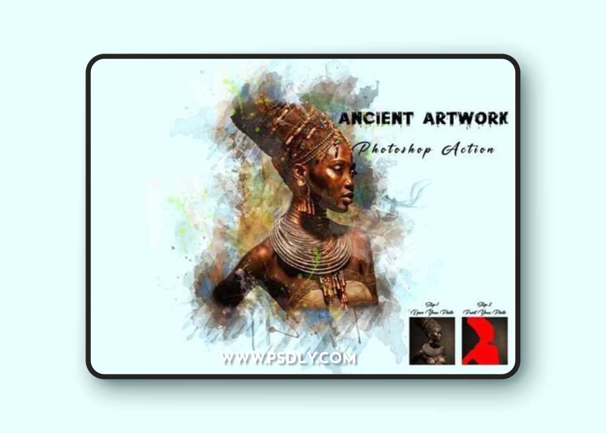 Ancient Artwork Photoshop Action