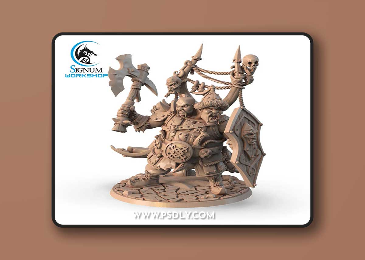 Batbayar the Bronze Fist 3D Print