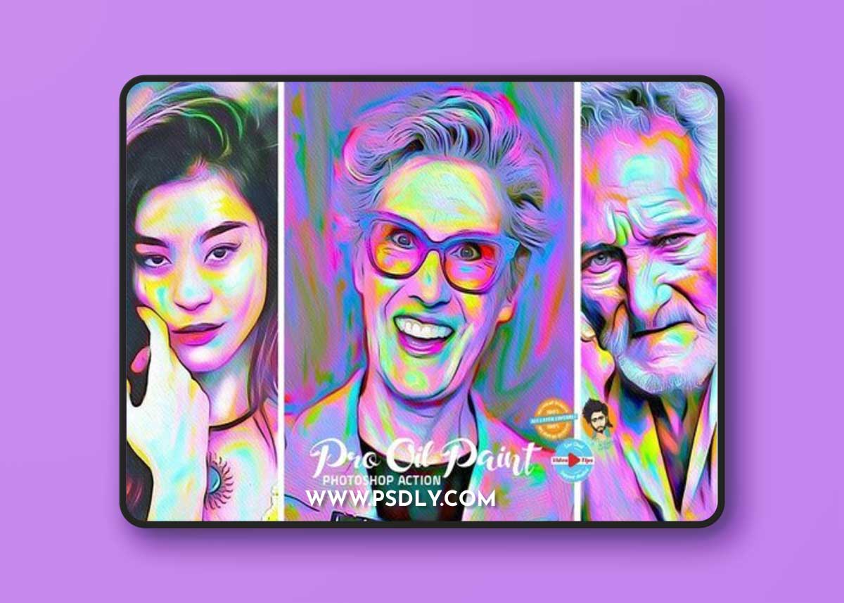 CreativeMarket - Picture to Painting Action 6788863