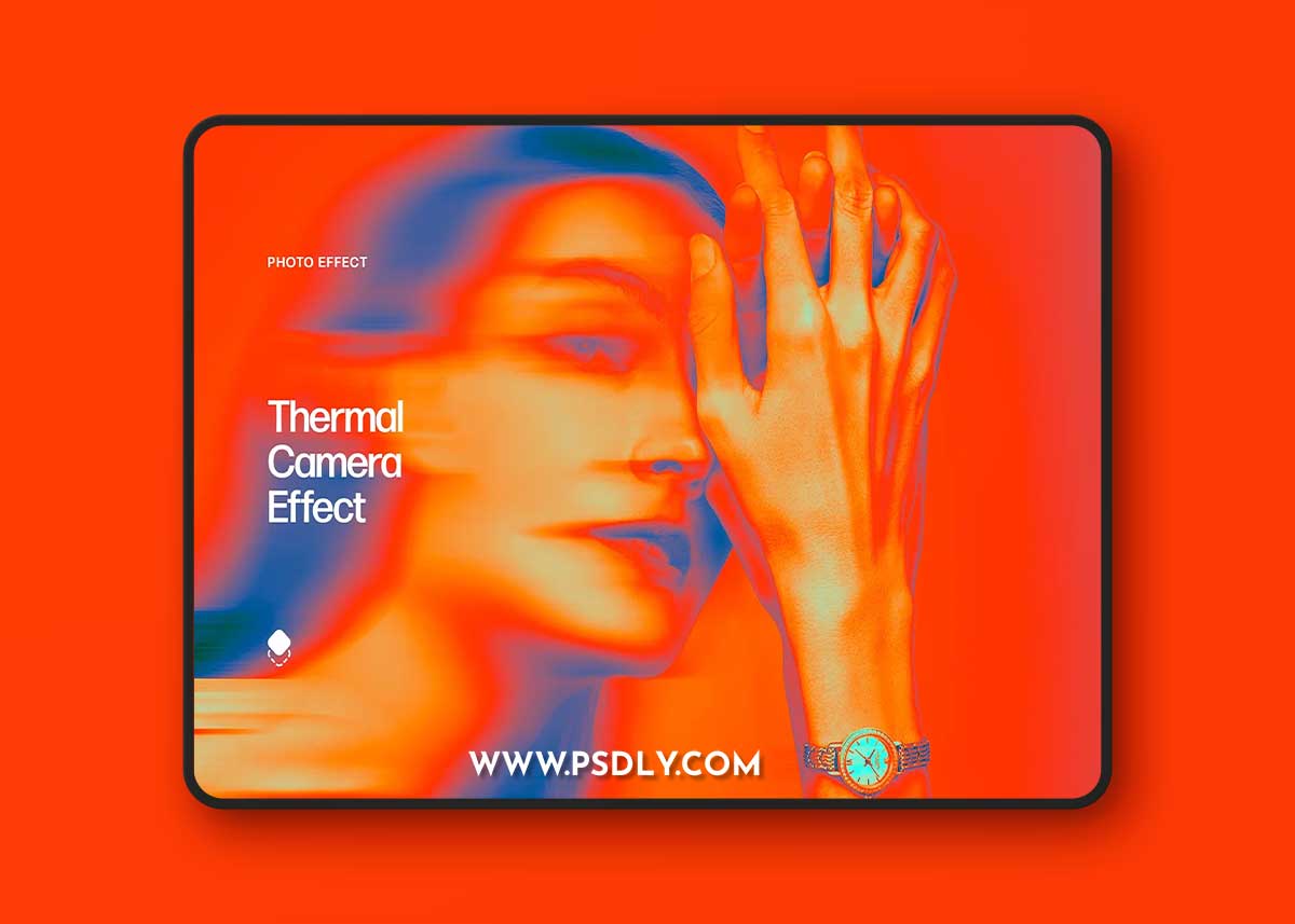 CreativeMarket - Thermal Camera Photo Effect 10305386