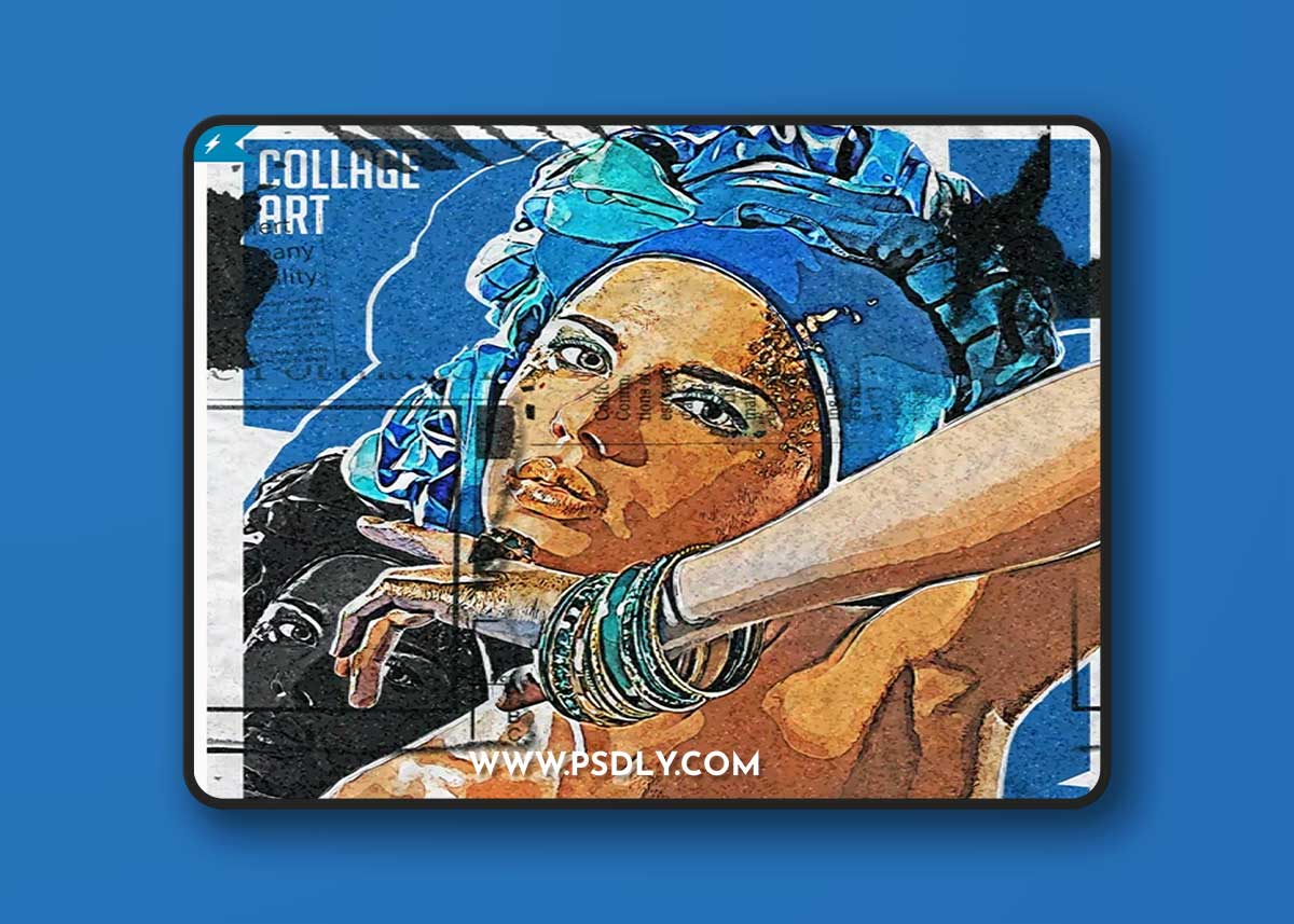 GraphicRiver - Collage Art Photoshop Action 40473068