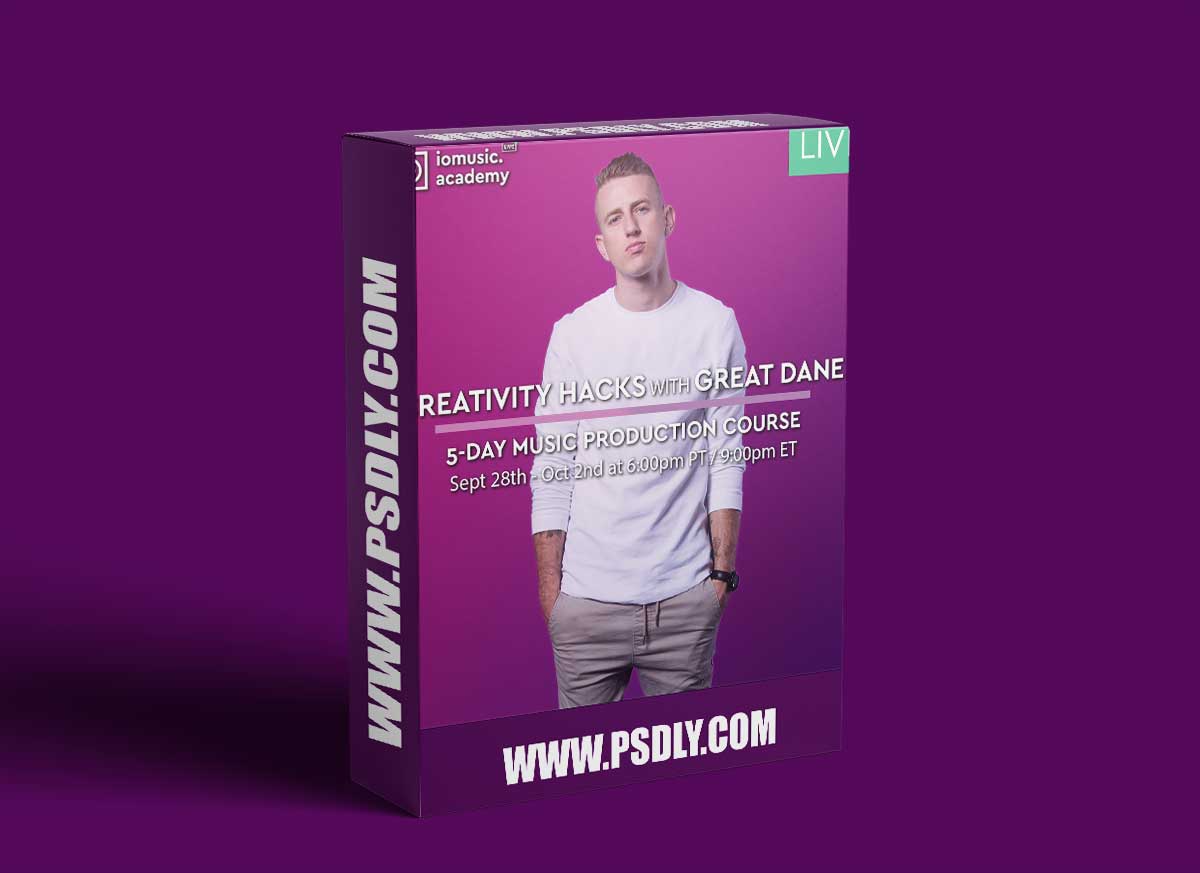 IO Music Academy Creativity Hacks with Great Dane TUTORiAL