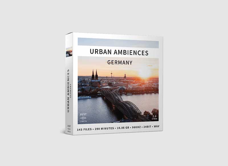 Just Sound Effects Urban Ambiences WAV-ViP