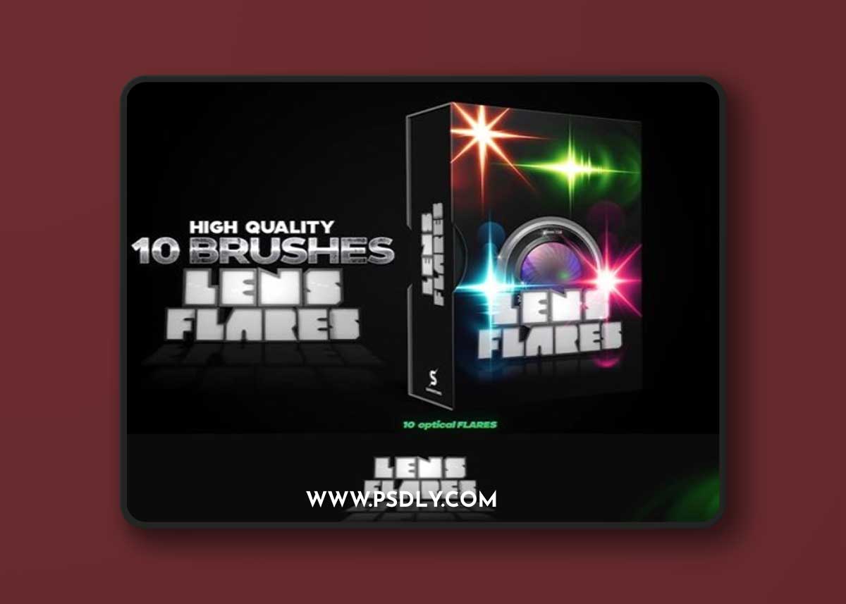 Optical Flares Photoshop Brushes 2577F3S