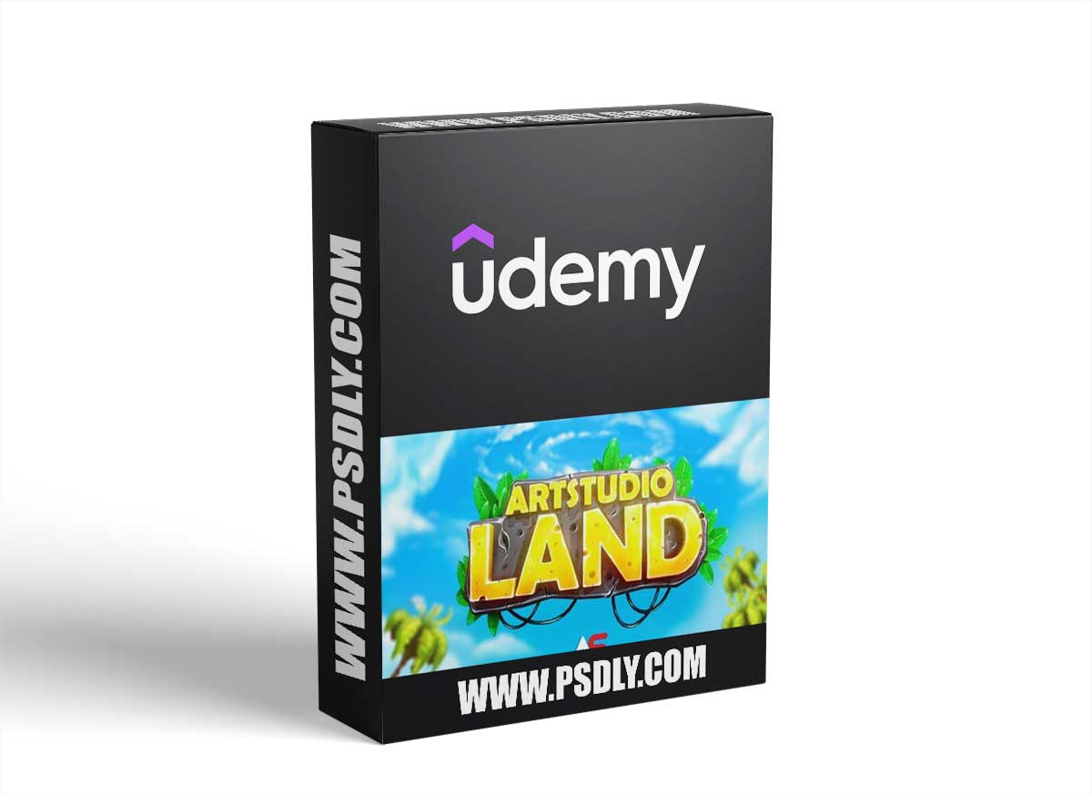 Texture Painting Game Title in Blender