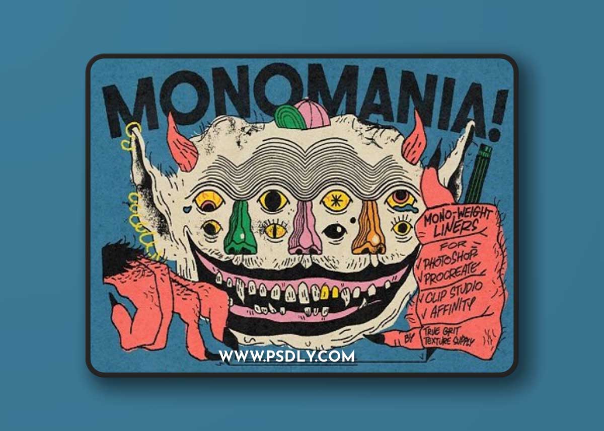 True grit texture supply - Monomania for Procreate & Photoshop