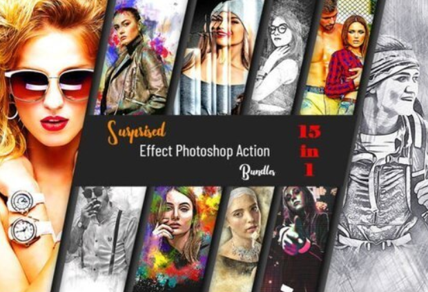 Surprised Effect Photoshop Action Bundle 3 image 430