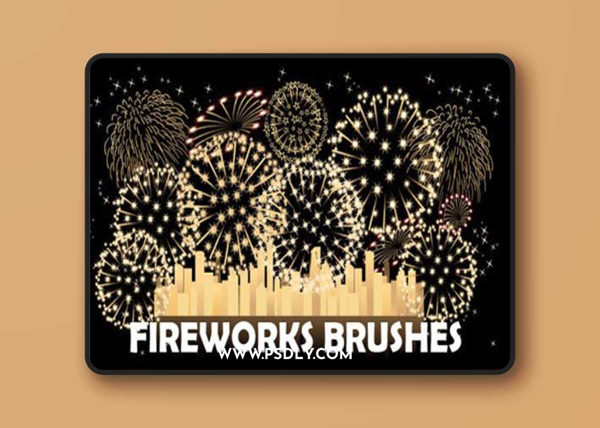 100+ Awesome Fireworks Brushes For Photoshop