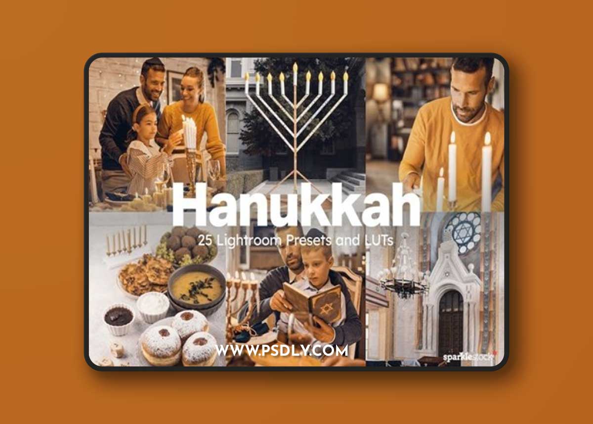 25 Hanukkah Lightroom Presets and LUTs RHLBWSA