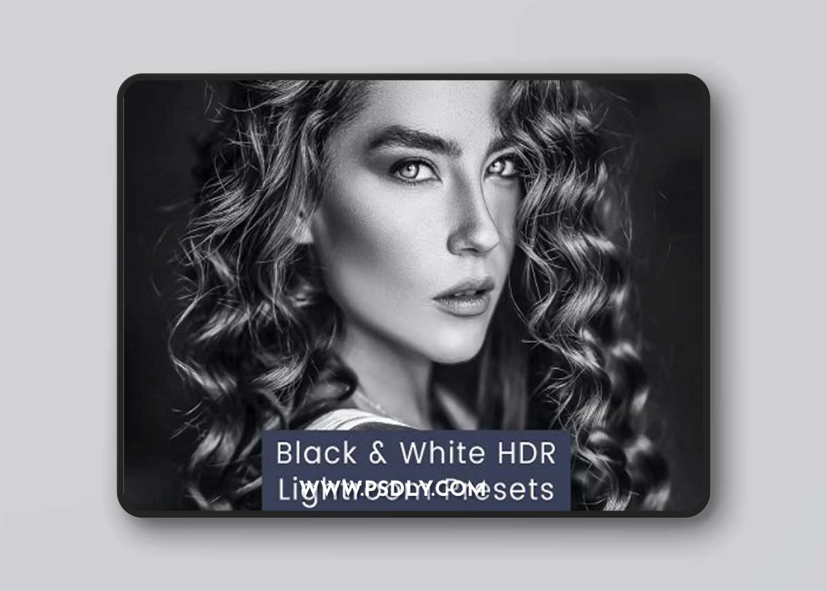 30 Black & White HDR Lightroom Presets ELBYZRN