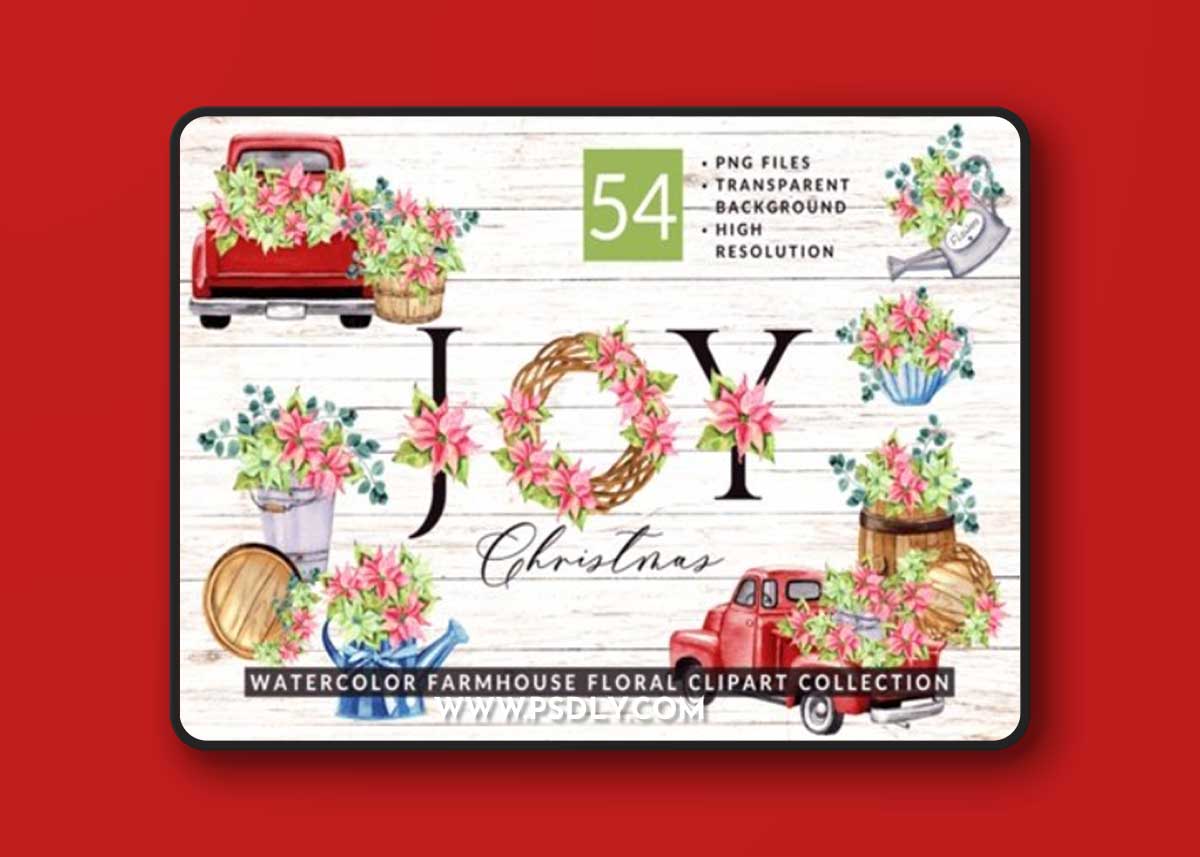 Christmas Farmhouse Floral Collection 54062636