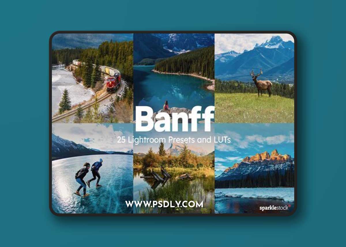 Creativemarket - 25 Banff Lightroom Presets and LUTs 10910473