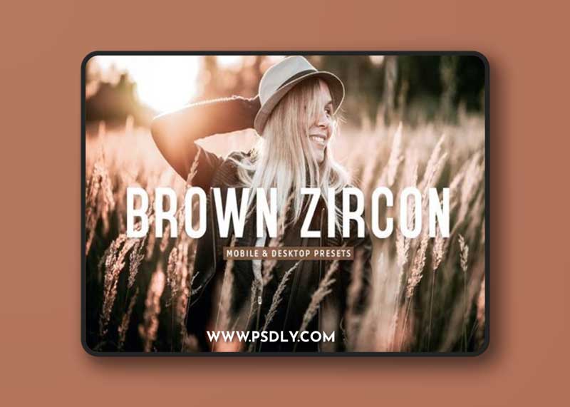 Creativemarket - Brown Zircon Pro Lightroom Presets 10998945