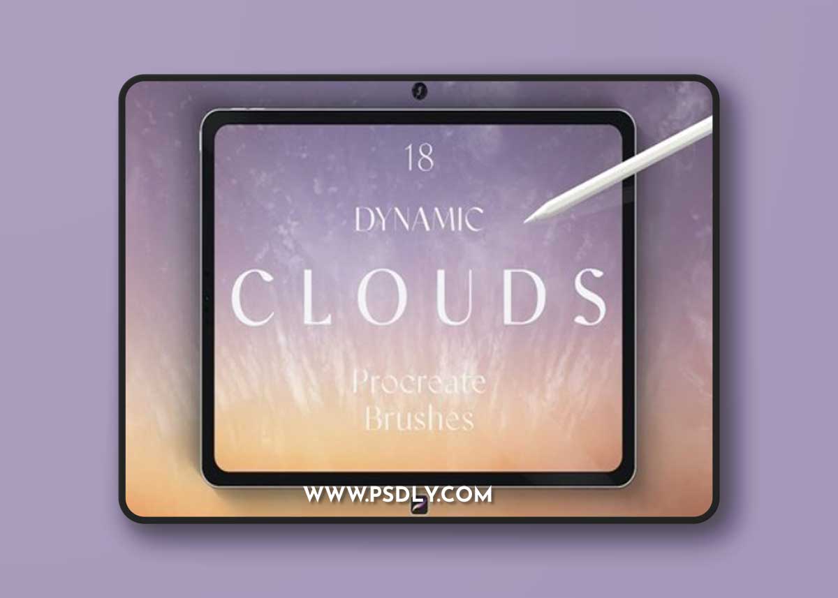Dynamic Clouds Procreate Brushes LUVV29J