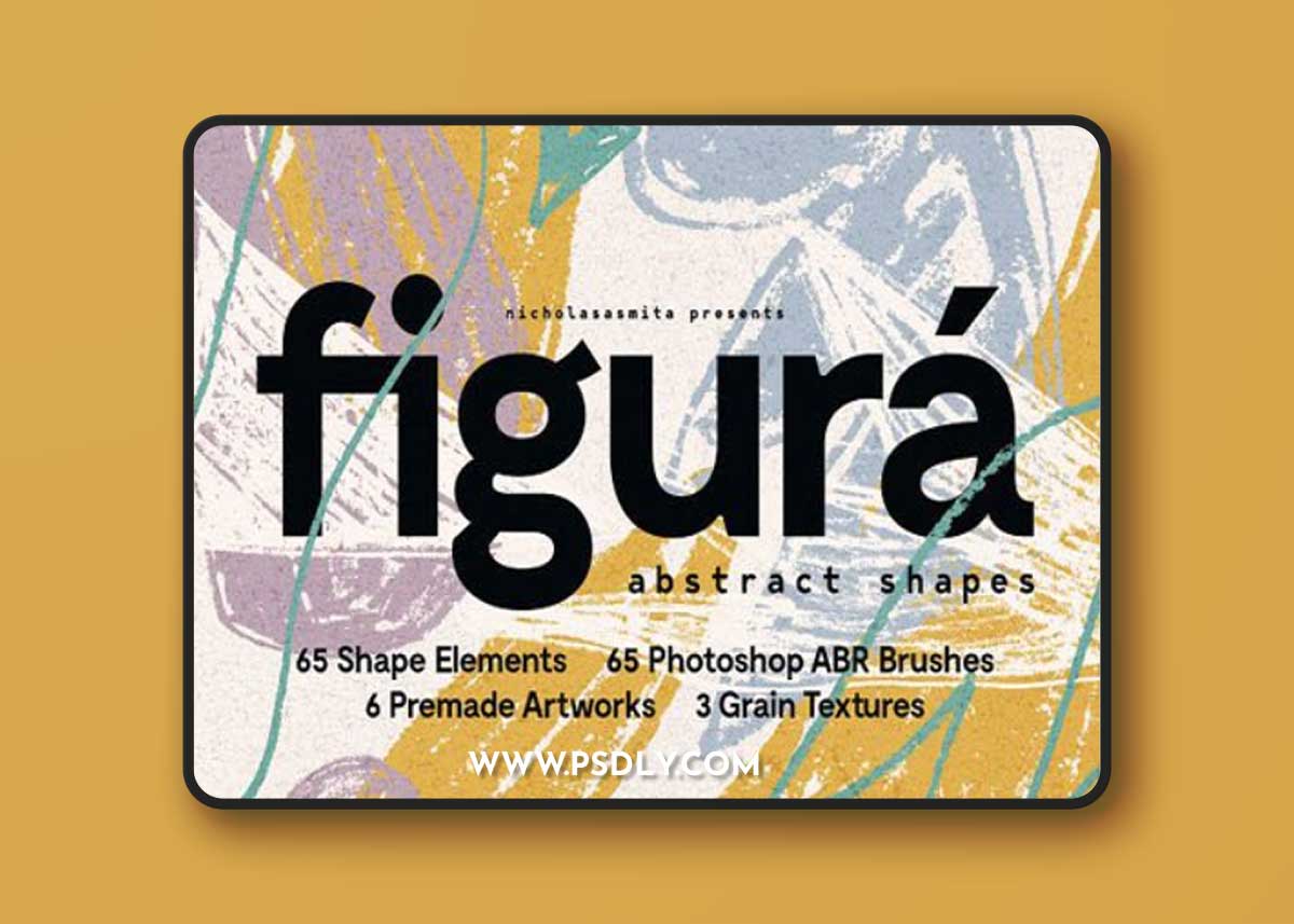 Figura Abstract Shapes + Photoshop Brushes