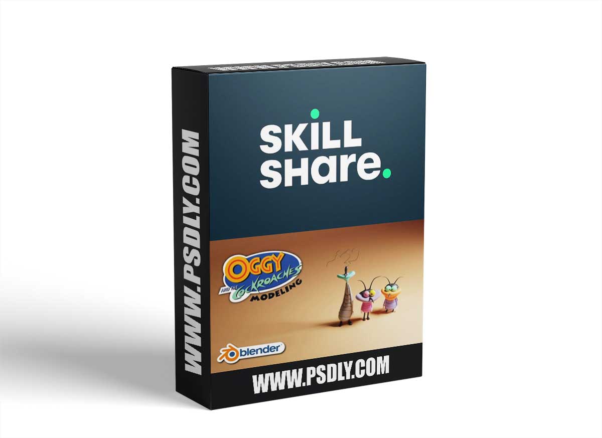 Modeling The Joey Character From Oggy And The Cockroaches Show