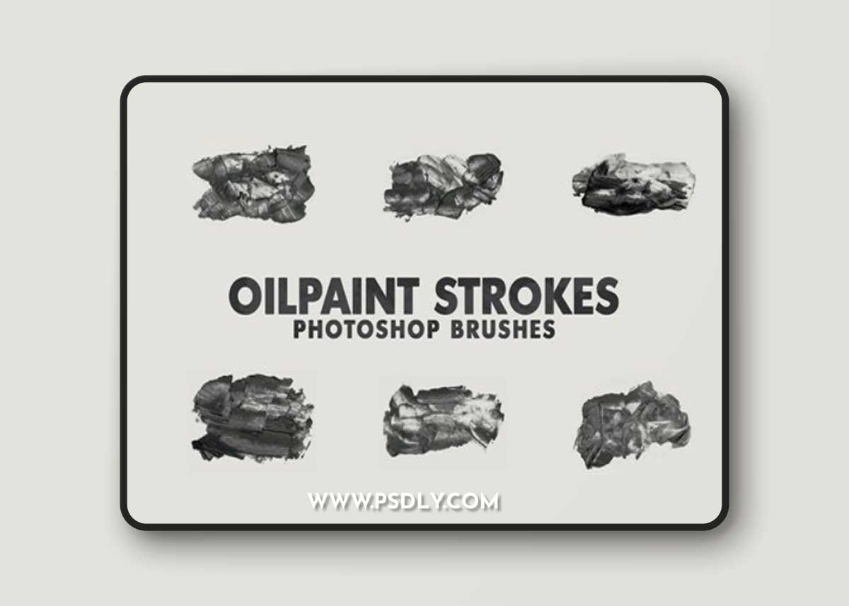 OilPaint Strokes Brushes T53E5NX