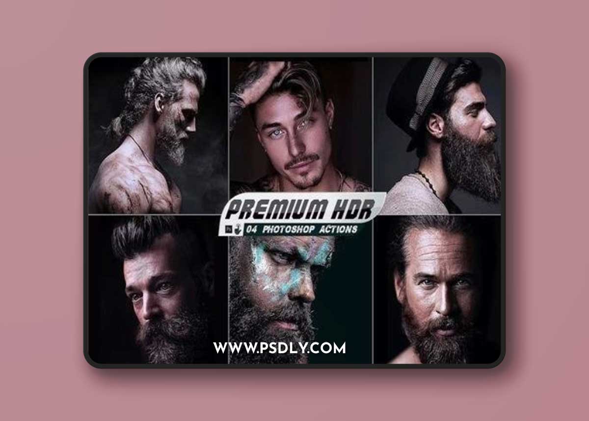 Premium HDR Photoshop Actions 83WF9ZP