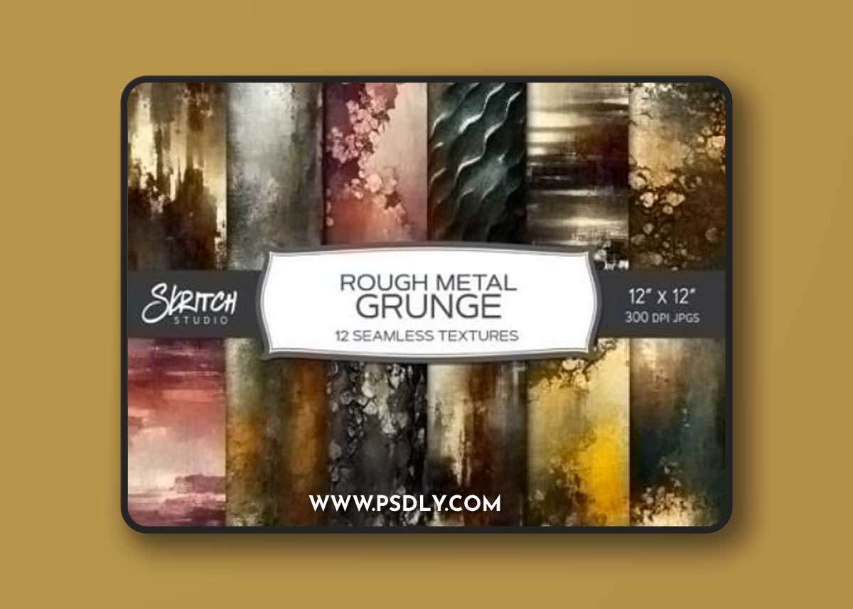 Rough Metal Grunge Seamless Textures